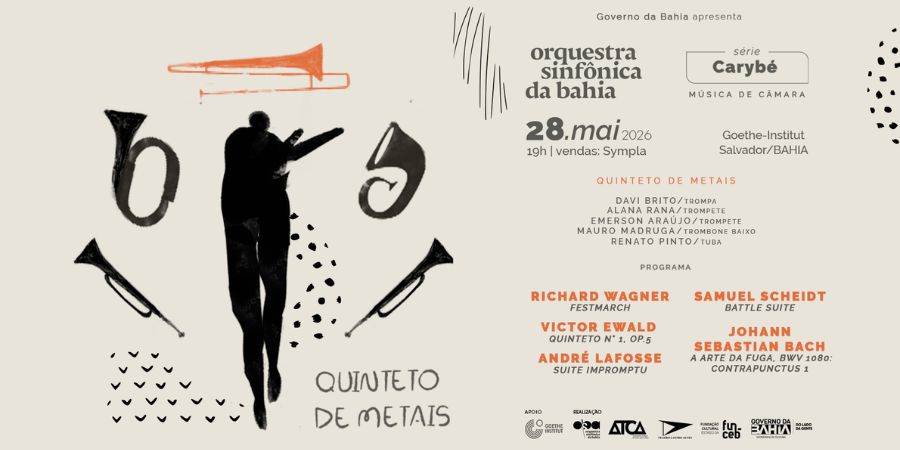 Banner notícia OSBA Quinteto de Metais 2026.1