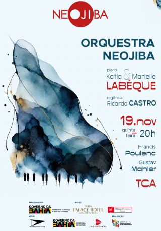 Orquestra NEOJIBA: com Kátia e Mairelle Labéque e Medalha Villa-Lobos