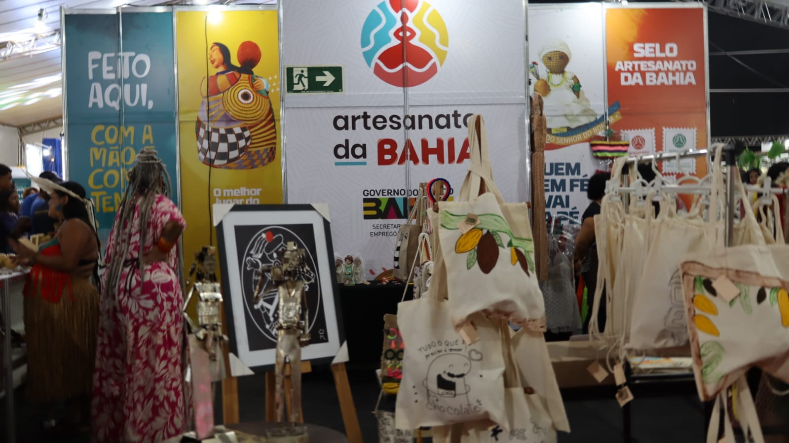 Este ano, o Festival de Chocolate recebe a Feira Artesanato da Bahia, com peças de artesãos do Litoral Sul
