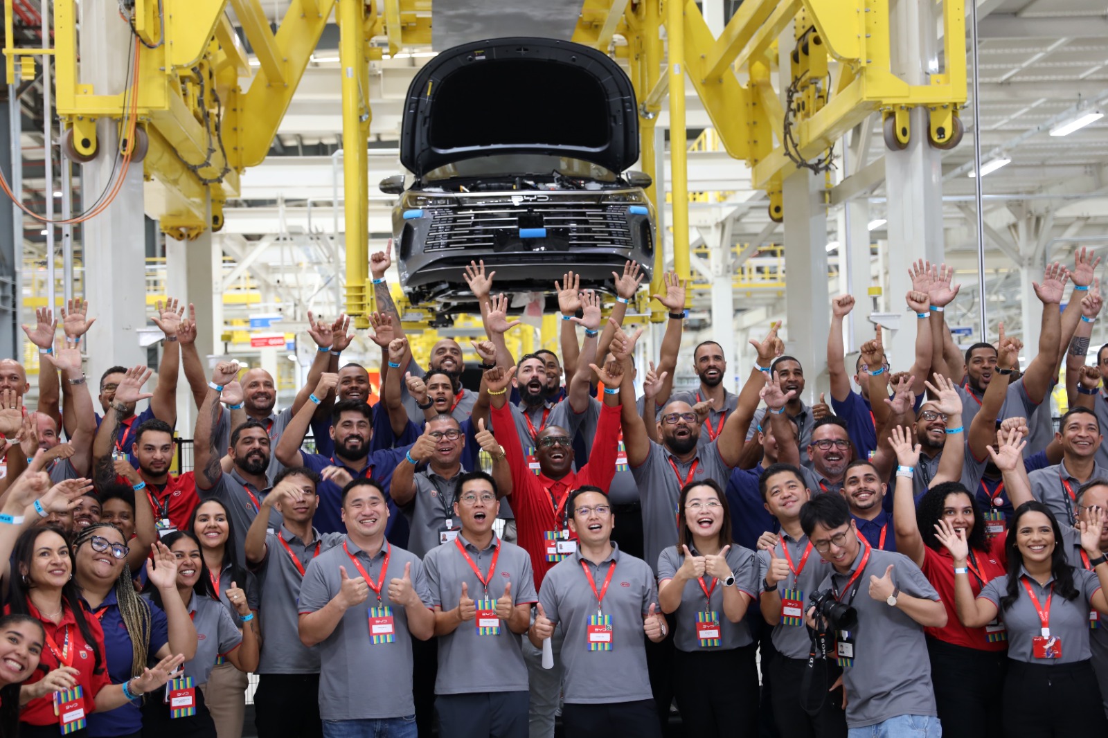 inauguração da BYD