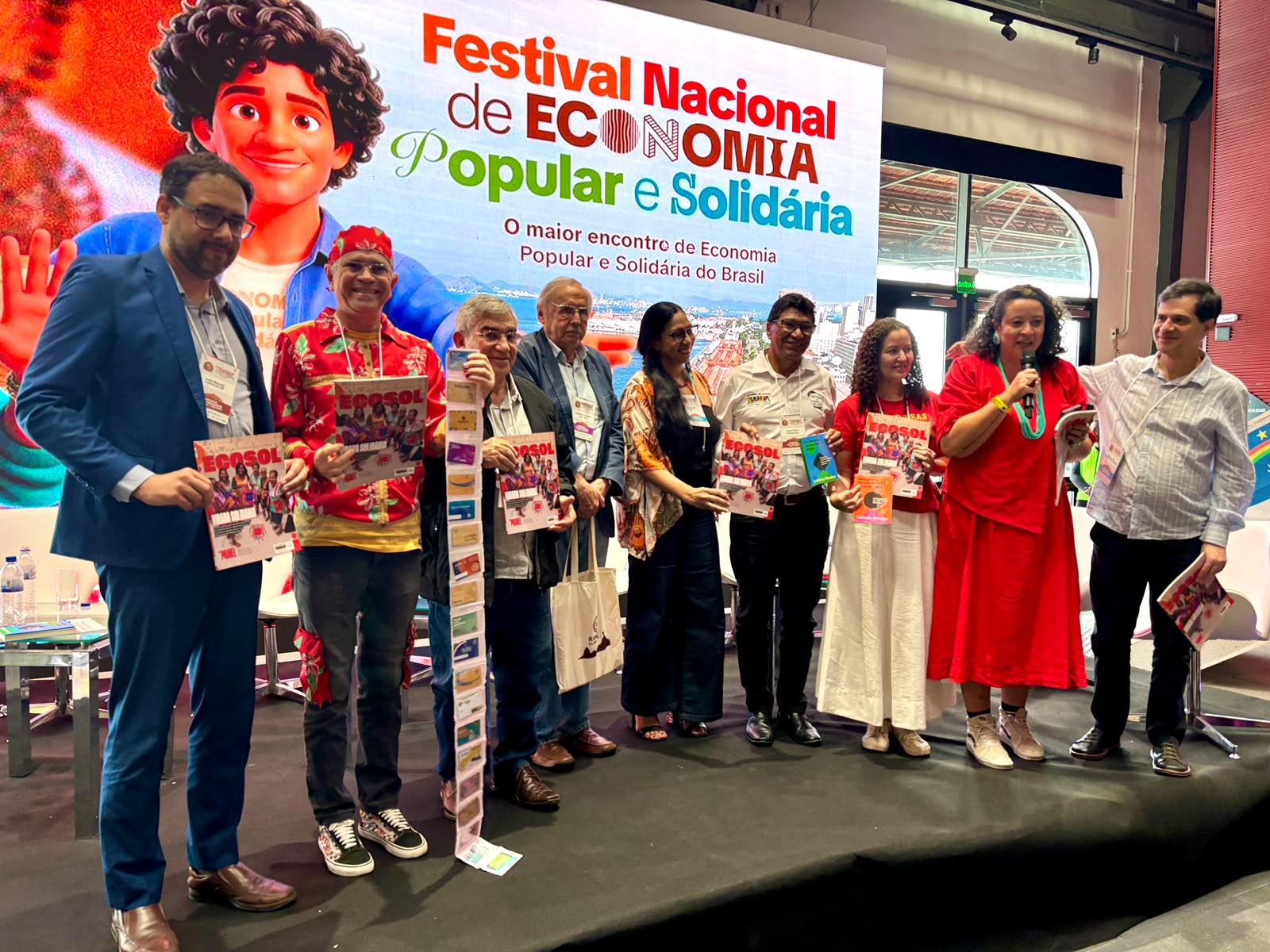 Bahia marca presença no Festival Nacional da Economia Popular e Solidária, realizado entre os dias 10 e 14 de junho, no Pier Mauá, no Rio de Janeiro