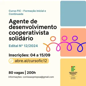 Curso de Formação Inicial e Continuada do Ifba