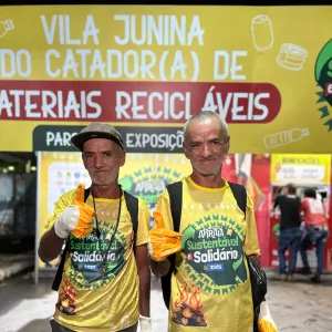 catadores no São João