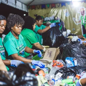 catadores no São João