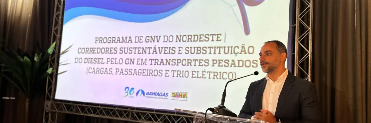 Secretário no evento da Bahiagas