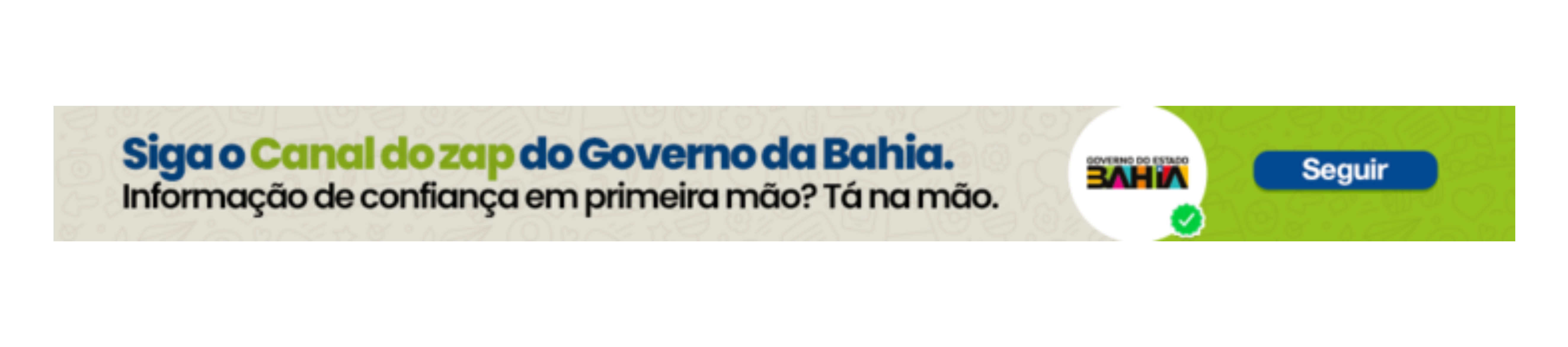 GOVBA no Zap
