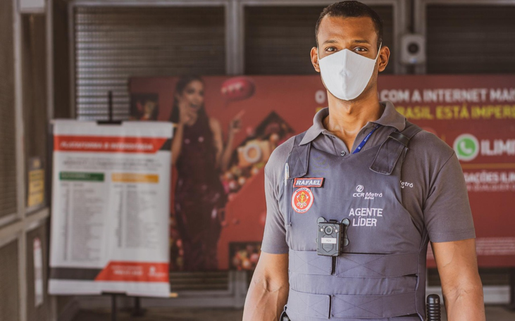 Operação do Metrô ganha reforço com câmeras corporais e moto rondas 