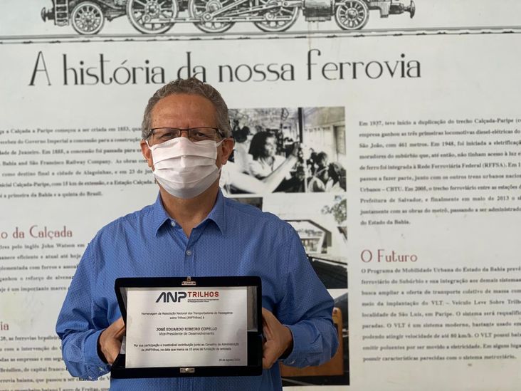 CTB recebe homenagem pela ANPTrilhos