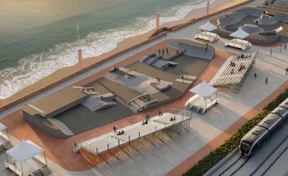 Projeto do Skatepark do Subúrbio, primeira pista de skate do Brasil com selo olímpico, será apresentado em Salvador nesta segunda-feira (16)