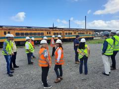 Visita às obras VLT