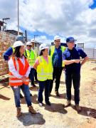 Visita às obras VLT