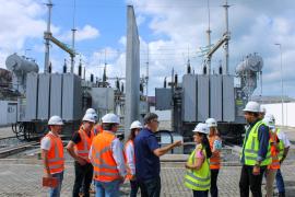 Visita às obras VLT