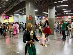 Carnaval no Metrô