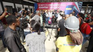 Obras do VLT avançam e Governo do Estado autoriza novas etapas