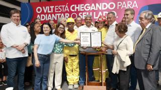 Obras do VLT avançam e Governo do Estado autoriza novas etapas