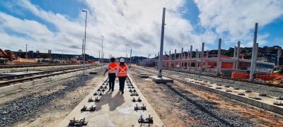 Visita em pontos estratégicos das obras do VLT no Trecho 1