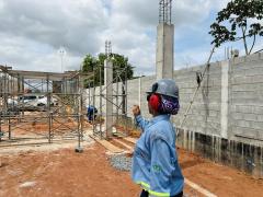 Mulheres na obra do VLT: primeira mestre de obras do Trecho 2 se destaca pela trajetória de crescimento na construção civil