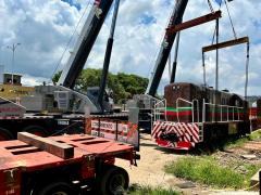 CTB reforça preservação ferroviária com doação de locomotiva e vagão ao município de Marcionílio de Souza