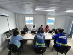 Ação de vacinação no VLT reforça cuidado com a saúde dos trabalhadores no canteiro de Águas Claras