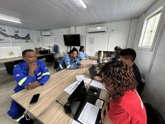  Ação de vacinação no VLT reforça cuidado com a saúde dos trabalhadores no canteiro de Águas Claras