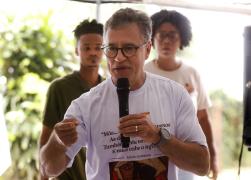 Comunidades do entorno das obras do VLT participam de ação especial em homenagem ao Dia das Mães