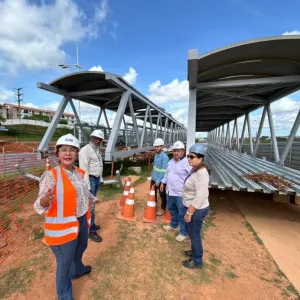 CTB avança obras da passarela do Bairro da Paz