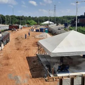 Visita técnica em obras de mobilidade urbana do Estado