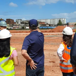 Visita às obras VLT