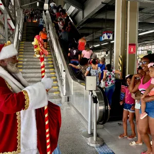  Natal no metrô de Salvador