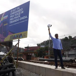Obras do VLT de Salvador atingem 18% de execução 