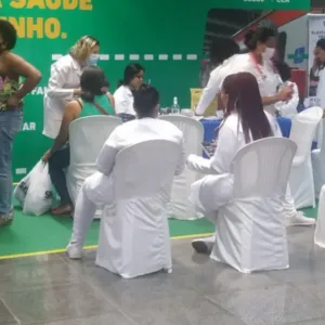 Ação de bem-estar para a Estação Rodoviária do Metrô