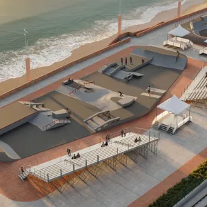 Projeto do Skatepark do Subúrbio, primeira pista de skate do Brasil com selo olímpico, será apresentado em Salvador nesta segunda-feira (16)