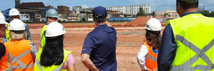 Visita às obras VLT