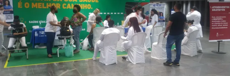 Ação de bem-estar para a Estação Rodoviária do Metrô