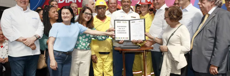 Obras do VLT avançam e Governo do Estado a