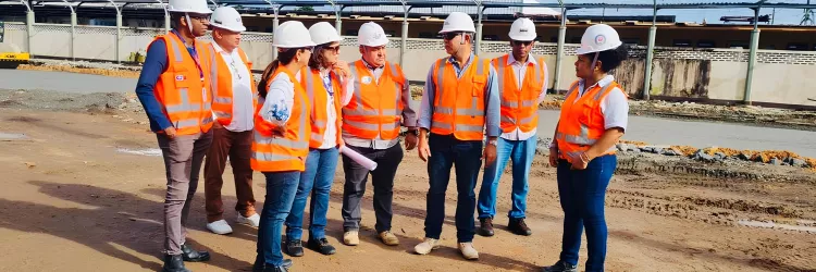 Equipe técnica da CTB realiza visita nas obras do VLT