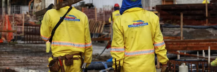 Obras do VLT de Salvador avançam dentro do cronograma e atingem marcos importantes