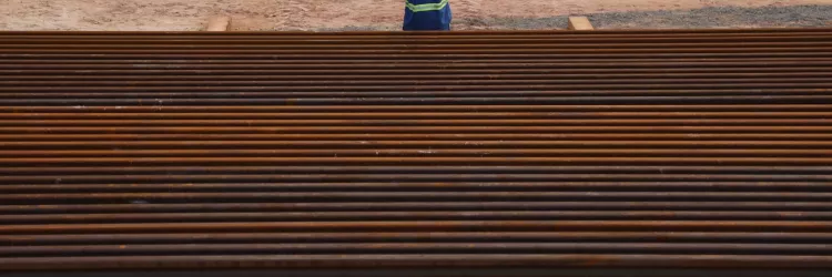  Chegada dos trilhos no Trecho 2 do VLT 