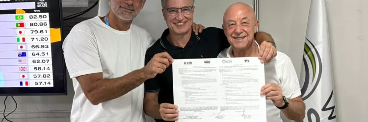 CTB, World Skate e STU assinaram hoje carta de compromisso para implantação do Skatepark do Subúrbio