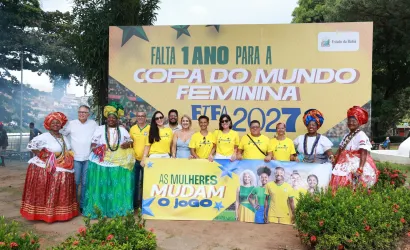 Bahia dá início à contagem regressiva para a Copa do Mundo FIFA de Futebol Feminino 2027