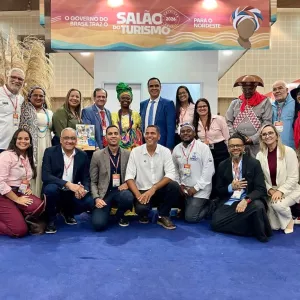 São João da Bahia e diversidade turística do estado são destaque no Salão do Turismo em Fortaleza