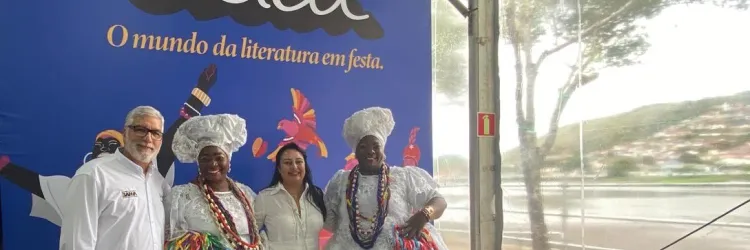 Setur-BA participa da Flica, com receptivo, oficina de turbante afro e pesquisa turística