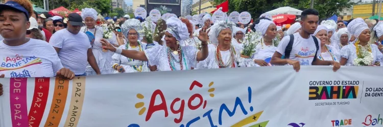 Marcas históricas do turismo baiano são celebradas na Lavagem do Bonfim 