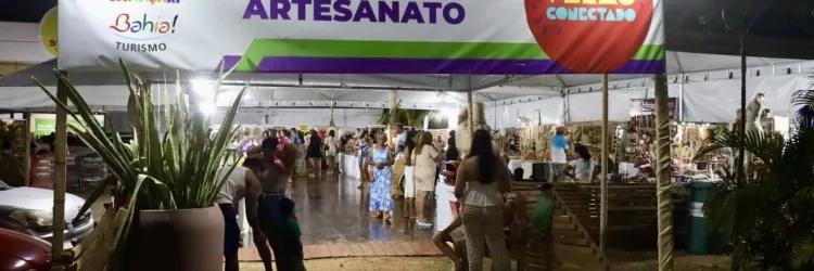 Feira de Artesanato de Guarajuba amplia atrações para turistas nacionais e estrangeiros no destino 