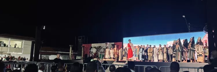 Espetáculo da Paixão de Cristo aquece o turismo religioso em Esplanada